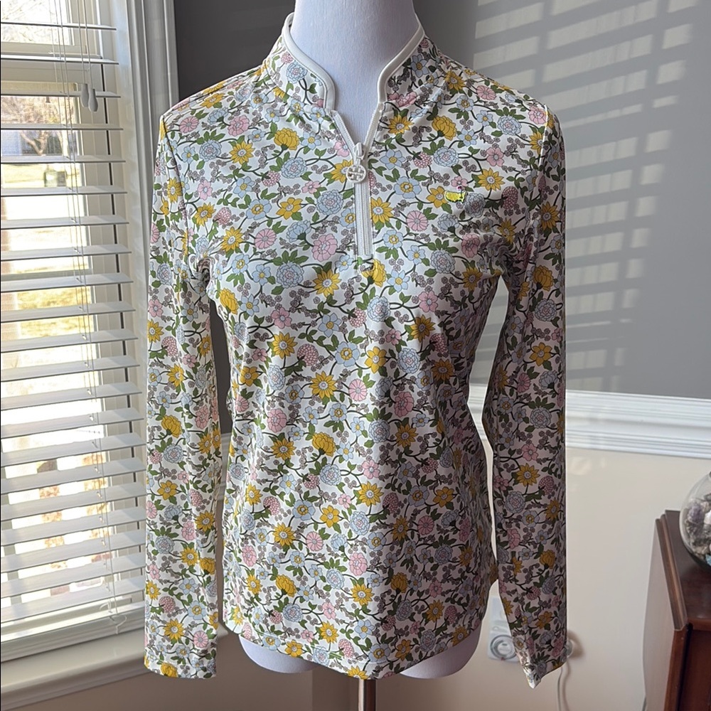 Tory Burch Masters Golf quarter zip shirt